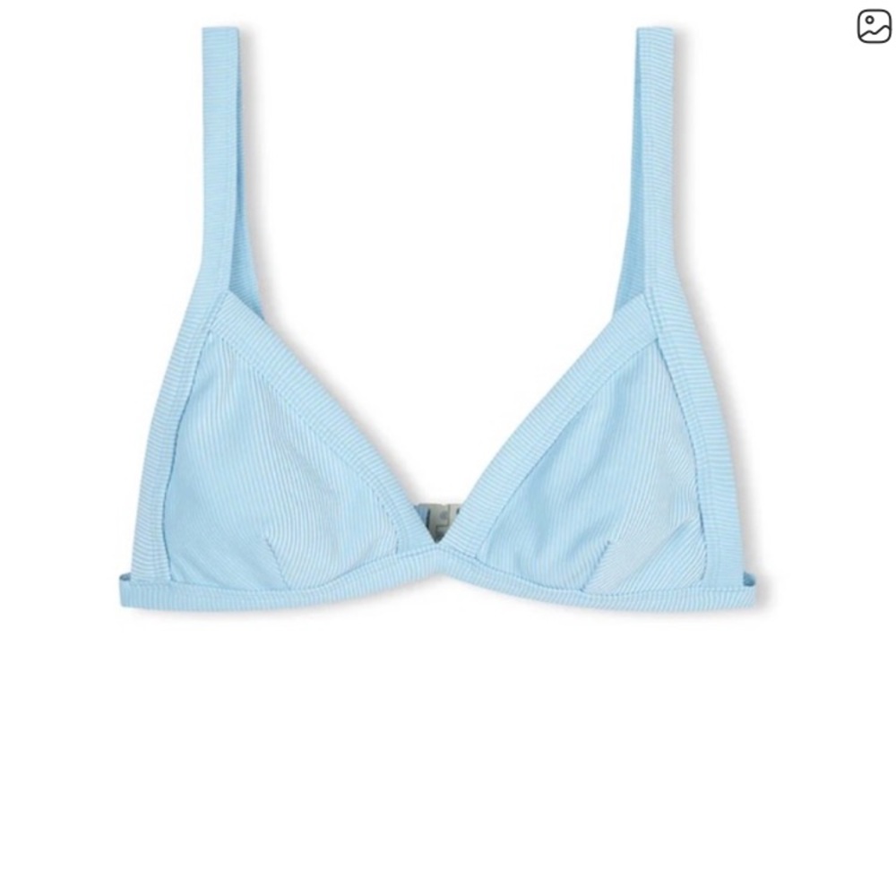 Zephyr Sky-Blue Ribbed Bikini Set! Worn a few times!